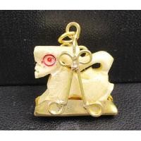 ราคา สิงห์ งาแกะสลัก เลี่ยมทองเก่า นน. 2.36 g (048998)