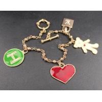 ราคา สร้อยข้อมือ นาก40 ลายเม็ดประคำ หัวใจ หมี กุญแจ LV ลงยา ตุ้งติ้ง งานเก่า หลุดจำนำ นน. 13.60 g (049110)