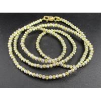 ราคา สร้อยคอ อิตาลี750 ทอง18K ลายเม็ดยินตัน ตัดเงา 2 กษัตริย์ หลุดจำนำ นน. 26.46 g (049353)