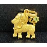 ราคา จี้ Prima Gold ทอง24K รูปสิงโต ฝังพลอยเขียว งานสาวยมาก นน. 3.48 g (051403)