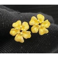 ราคา ต่างหู Prima Gold ทอง24K ลายดอกไม้ งานสาวยมาก นน. 3.10 g (051404)