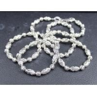 ราคา สร้อยคอ อิตาลี750 ทองคำขาว18K ลายเม็ดยินตัน ตัดเงา หลุดจำนำ นน. 14.36 g (049928)