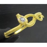 ราคา กำไล งู ตาลงยา ฝังเพชรซีก ทอง90 งานเก่า หลุดจำนำ สวยมาก นน. 22.15 g (050531)