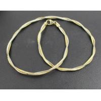 ราคา โช๊คเกอร์ อิตาลี750 ทอง18K ลายกระดูกงู บิดเกลียว 2 กษัตริย์ งานสวยมาก นน. 14.40 g (051988)