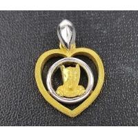 ราคา จี้ Prima Gold ทอง24K หัวใจ หมาบลูเทอร์เรีย 2 กษัตริย์ งานสวยมาก นน. 4.08 g (052794)