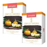 ราคา amado S COMPLEX GARCINIA อมาโด้ เอส คอมเพล็กซ์ การ์ซีเนีย กล่องส้ม รุ่นใหม่ ดีกว่าเดิม Amado S จำนวน 2 กล่อง (600)