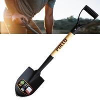 ราคา พลั่ว Pollo (โปโญ่) พลั่วขุดดิน พลั่วด้ามไม้ พลั่วหล็กคาร์บอน Carbon Steel Shovel Metal Detector ใช้ร่วมกับเครื่องตรวจจับโลหะ ตัวชี้เป้า สำหรับงานขุดหาโลหะใต้ดิน และ ในน้ำ (172)