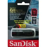 ราคา Sandisk Flashdrive Extreme 16GB USB3.0 (Read 245MB/Write 50MB)(SDCZ80_016G_G46)