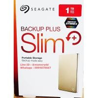 ราคา Seagate Backup Plus Slim 1TB 2.5" (Gold) USB3.0 (STDR1000309)