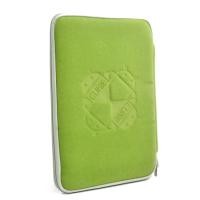 ราคา - ซองใส่แท็บเล็ต ลายแอนดรอย์ สำหรับ Samsung Galaxy Tab 3 7 Lite + Tab V T110 T111 T116  ( สีเขียว ) (21143)