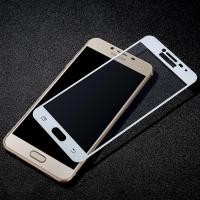 ราคา - ฟิล์มกระจกนิรภัย Samsung Galaxy C9 Pro แบบเต็มจอ  สีขาว (26369)
