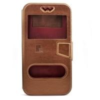 ราคา เคส Universal ใส่ได้กับมือถือ Aston ขนาด 6 นิ้ว  สีน้ำตาล (26850)