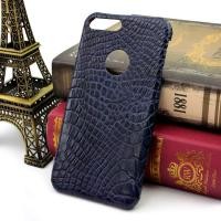 ราคา เคสหนังจระเข้แท้ สำหรับ iPhone 7 Plus เคสหนังจระเข้แท้ ส่วนท้อง หนังนิ่มมาก สำหรับ iPhone 7 Plus สีน้ำเงินเข้ม (29718)