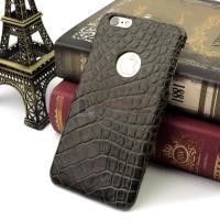 ราคา เคสหนังจระเข้แท้ สำหรับ iPhone 6 Plus / 6S Plus เคสหนังจระเข้แท้ ส่วนท้อง หนังนิ่มมาก สำหรับ iPhone 6 Plus / 6S Plus สีน้ำตาล (29860)