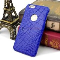 ราคา เคสหนังจระเข้แท้ สำหรับ iPhone 6 Plus / 6S Plus เคสหนังจระเข้แท้ ส่วนท้อง หนังนิ่มมาก สำหรับ iPhone 6 Plus / 6S Plus สีน้ำเงิน (29863)
