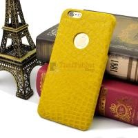ราคา เคสหนังจระเข้แท้ สำหรับ iPhone 6 Plus / 6S Plus เคสหนังจระเข้แท้ ส่วนท้อง หนังนิ่มมาก สำหรับ iPhone 6 Plus / 6S Plus สีเหลือง (29865)