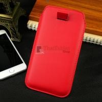 ราคา Pull UP Leather Bag ซองหนัง มือถือ 4.7 "Samsung iPhone 6 / 6s / 7 / 8  สีแดง (32159)