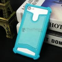 ราคา เคสหนังกันกระแทก ใส่มือถือ ขนาด 5 - 5.2 นิ้ว สำหรับ AIS Lava 4G A1 เคสหนัง ใส่ได้กับ AIS Lava 4G A1 ขนาด 5 - 5.2 นิ้ว สีฟ้า (33457)