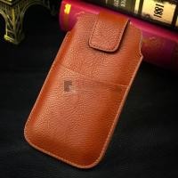 ราคา ซองหนังขนาด 5.5" ใส่ iPhone 6 Plus / 6s Plus / 7 Plus / 8 Plus ร้อยเข็มขัดได้ ซองหนังขนาด 5.5" ใส่ iPhone 6 Plus / 6s Plus / 7 Plus / 8 Plus สีน้ำตาล (33764)