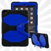 ราคา เคส iPad Air 2 รุ่น Griffin Survivor ขายดีในต่างประเทศ !!!! เคส Griffin Survivor Apple iPad Air 2 สีดำ น้ำเงิน (8207)