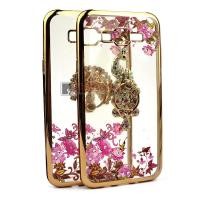ราคา เคส TPU ครอบหลังกากเพชร ขอบสี สำหรับ Samsung Galaxy J7 (ตัวแรก) (21746)