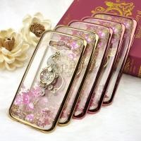 ราคา เคส TPU ครอบหลังกากเพชร ขอบสี สำหรับ Samsung Galaxy J7 Core (29853)
