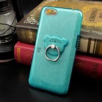 ราคา Bear Stand เคส OPPO A71 ฟรุ้งฟริ้ง  สีฟ้า (30184)