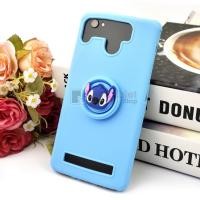 ราคา เคสหนังกันกระแทก ใส่ได้กับ Aston ขนาด 5.5-5.7 นิ้ว เคสยาง ครอบหลัง ตั้งได้ ใส่ได้กับ Aston ขนาด 5.5" ทุกรุ่น สีฟ้า (32038)