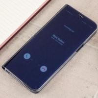 ราคา เคส Samsung Galaxy S9 Plus รุ่น Clear View Mirror Leather Flip Stand Cover  สี น้ำเงิน (32216)