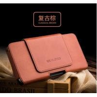 ราคา Qialino กระเป๋าสตางค์ลายหนังจระเข้ หนังวัวแท้ สไตล์อิตาลี Qialino dกระเป๋าคาดเอวหนังวัวแท้ 6 Plus /iPhone 7 Plus/8 Plus สไตล์อิตาลี สีน้ำตาล (33590)