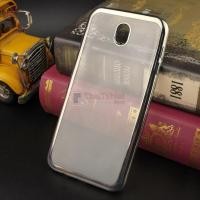 ราคา เคสSamsung Galaxy J7 Pro รุ่น TPU ครอบหลัง ขอบสีไฮโซ เคส TPU ครอบหลัง ขอบสีไฮโซ Samsung Galaxy J7 2017 สีเงิน (28902)
