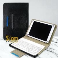 ราคา เคสแท็บเล็ตคีย์บอร์ด บลูทูธ ไร้สาย universal ใส่กับ Samsung Galaxy Tab S2 9.7" T815 เคสแท็บเล็ตคีย์บอร์ด ใส่กับ Samsung Galaxy Tab S2 9.7" T815 สีดำ+แป้นขาว (39707)