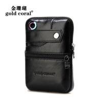 ราคา Gold Coral กระเป๋าหนังแท้ คาดเอว แนวตั้ง ใส่มือถือขนาด 5 - 6.7 นิ้ว มาพร้อมสายสะพาย สำเนา Gold Coral กระเป๋าหนังแท้ คาดเอว แนวตั้ง ใส่มือถือขนาด 5 - 6.7 นิ้ว สีดำ (40970)