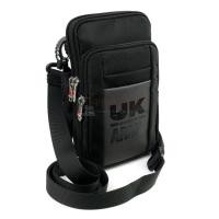 ราคา DAKAR กระเป๋าหนังคาดเอว ใบใหญ่ แนวตั้ง ใส่มือถือขนาด 5 - 6.5 นิ้ว  (A03) สีดำ UK (32781)