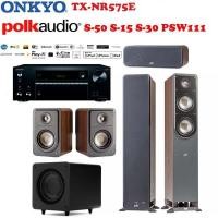 ราคา Onkyo TX-NR575E Polk S50+S15+S30+PSW110 (811)