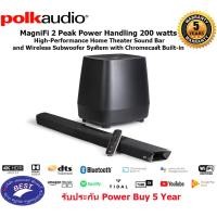 ราคา Polk Audio MagniFi 2 High-Performance Home Theater Sound Bar and Wireless Subwoofer System with Chromecast Built-in (1050)