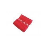 ราคา ผ้าเช็ดหน้า ขนาด 15*30 นิ้ว ผ้าเช็ดหน้า ผ้าเช็ดผม ขนาด 15*30 นิ้ว สี RED (153)