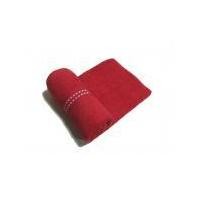 ราคา ผ้าเช็ดตัวขนาด 27*54 นิ้ว  สี RED (220)