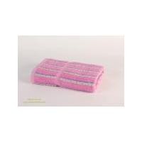 ราคา ผ้าเช็ดตัวลายทาง S979 ผ้าเช็ดตัวลายทาง ขนาด 30*60 นิ้ว สีชมพู (409)