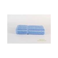 ราคา ผ้าเช็ดตัวลายทาง S979 ผ้าเช็ดตัวลายทาง ขนาด 27*54 นิ้ว สีฟ้า (416)
