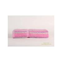 ราคา ผ้าเช็ดตัวลายทาง S979 ผ้าเช็ดตัวลายทาง ขนาด 24*48 นิ้ว สีชมพู (418)