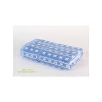 ราคา ผ้าเช็ดตัวลายทาง S990 ผ้าเช็ดตัวลายทาง ขนาด 30*60 นิ้ว สีฟ้า (443)