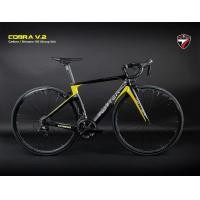 ราคา เสือหมอบ Twitter รุ่น Cobra V2 สีดำเหลือง เฟรมเซ็ต Carbon ชุดเกียร์ Shimano 105 22 Speed Groupset พิเศษเฟือง Sram และโซ่ YBN Black Titanium Coat ลดน้ำหนัก (1256)