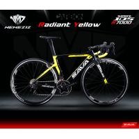 ราคา Preorder Now!!! Sava รุ่น Nemeziz Carbon สี Radient Yellow ชุดเกียร์ Shimano 105 R7000 2X11 Speed (1716)