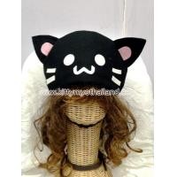 ราคา หมวกแฟชั่นหน้าแมวสีดำ (หน้าหนวดแมว) (5)
