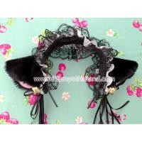 ราคา ที่คาดผมหูแมวโลลิต้า (สีดำ-ขาว) (23)