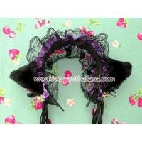 ราคา ที่คาดผมหูแมวโลลิต้า (สีดำ-ม่วง) (25)