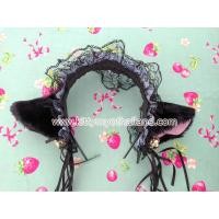 ราคา ที่คาดผมหูแมวโลลิต้า (สีดำ-ฟ้า) (26)
