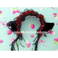 ราคา หูแมวโลลิต้า (สีดำ-แดง) (28)
