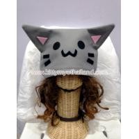ราคา หมวกแฟชั่นหน้าแมวสีเทา (ทรงเหลี่ยม) (ตากลม) (55)